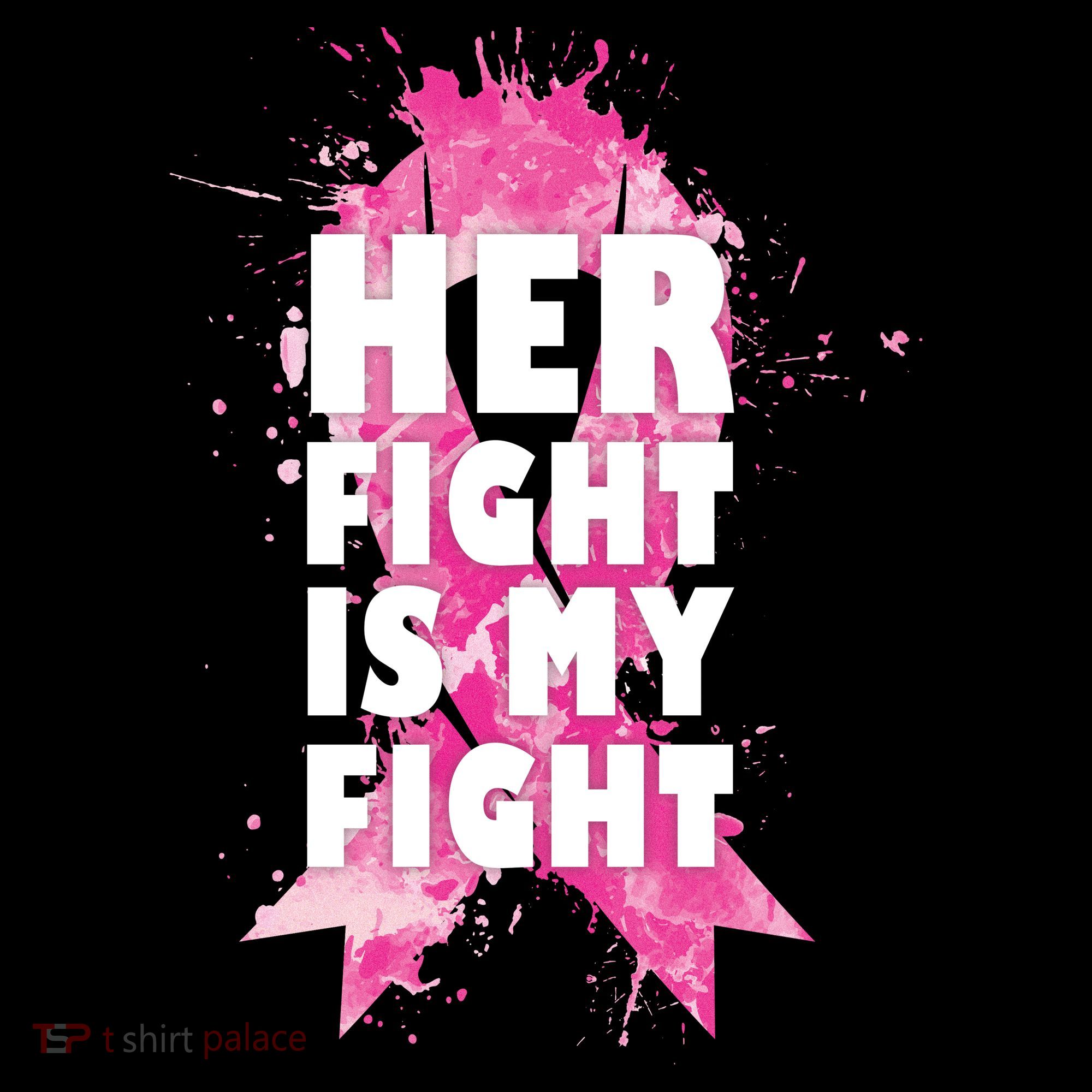 Her Fight Is My Fight Breast Cancer Women's Hoodie