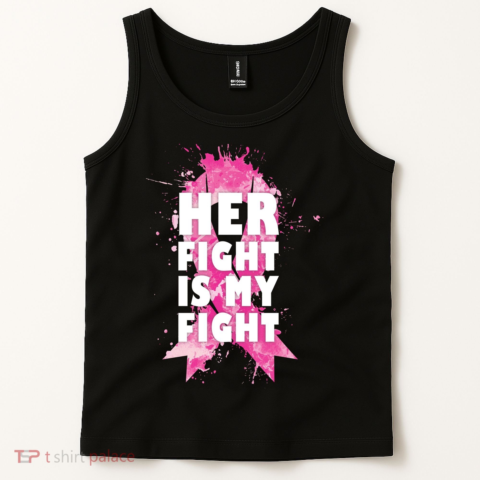Her Fight Is My Fight Breast Cancer Tank Top