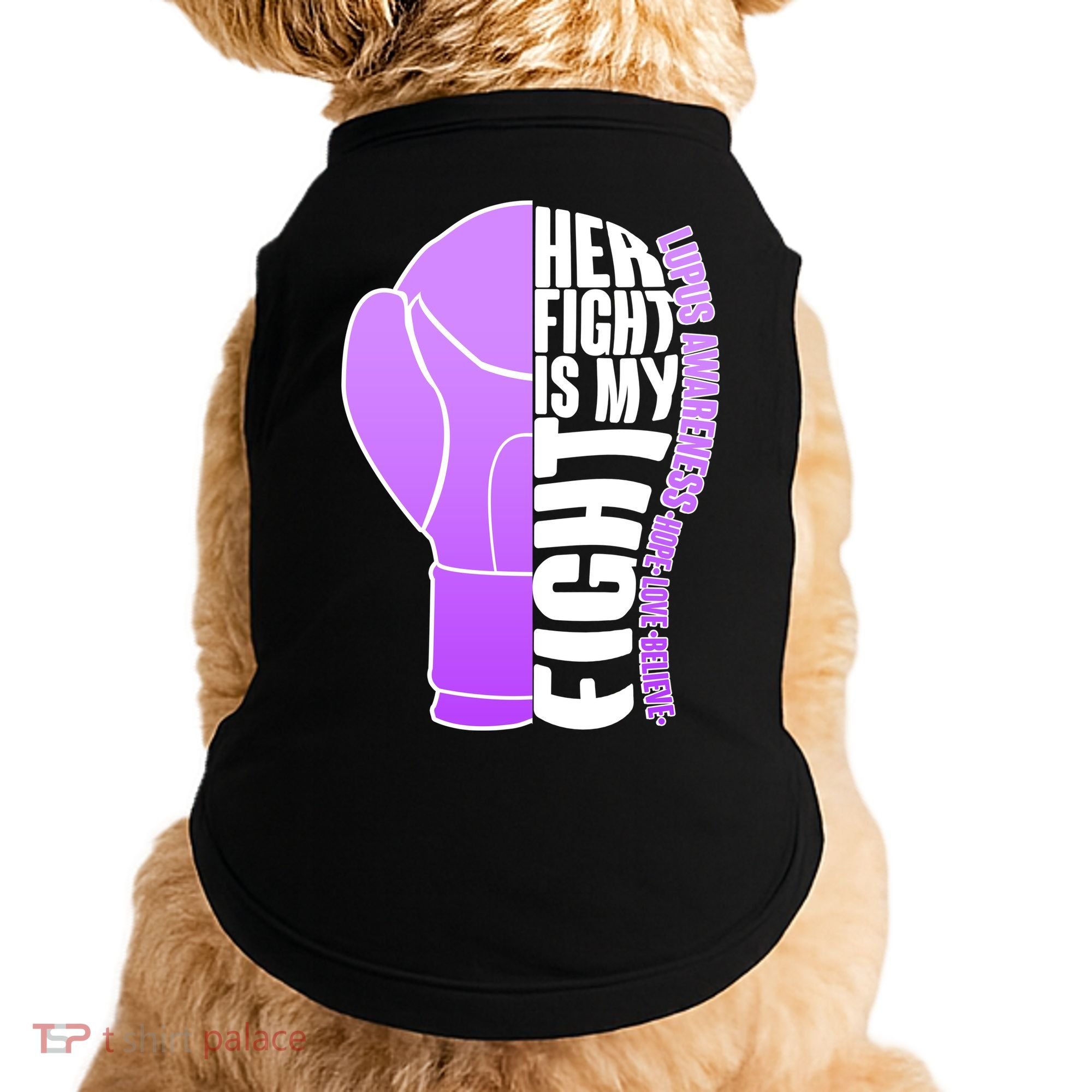 Her Fight is My Fight Lupus Awareness Doggie Tank