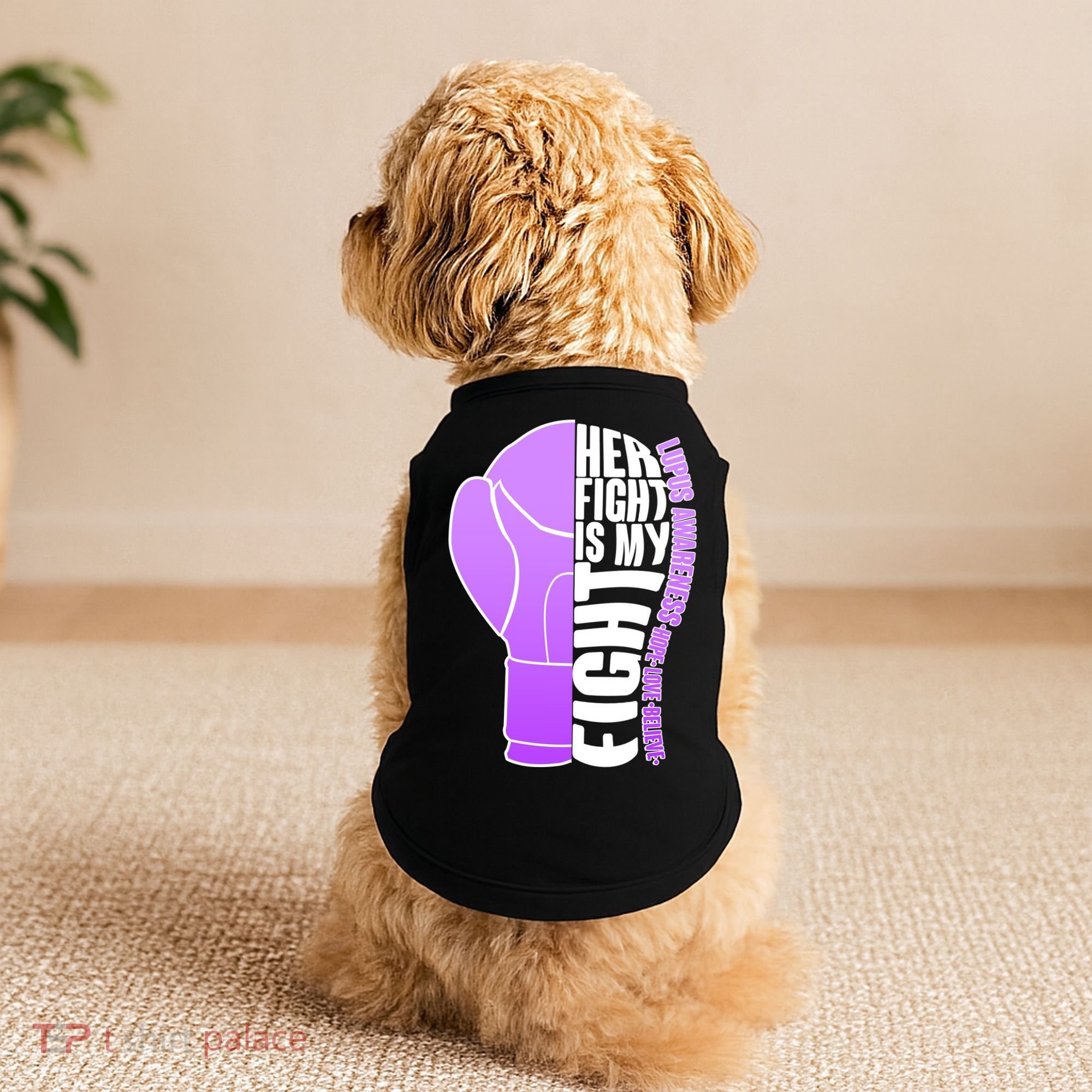 Her Fight is My Fight Lupus Awareness Doggie Tank