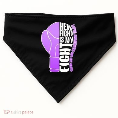 Her Fight is My Fight Lupus Awareness USA-Made Doggie Bandana