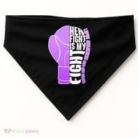 Her Fight is My Fight Lupus Awareness USA-Made Doggie Bandana thumb 0