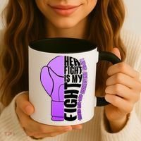 Her Fight is My Fight Lupus Awareness Coffee Mug thumb 3