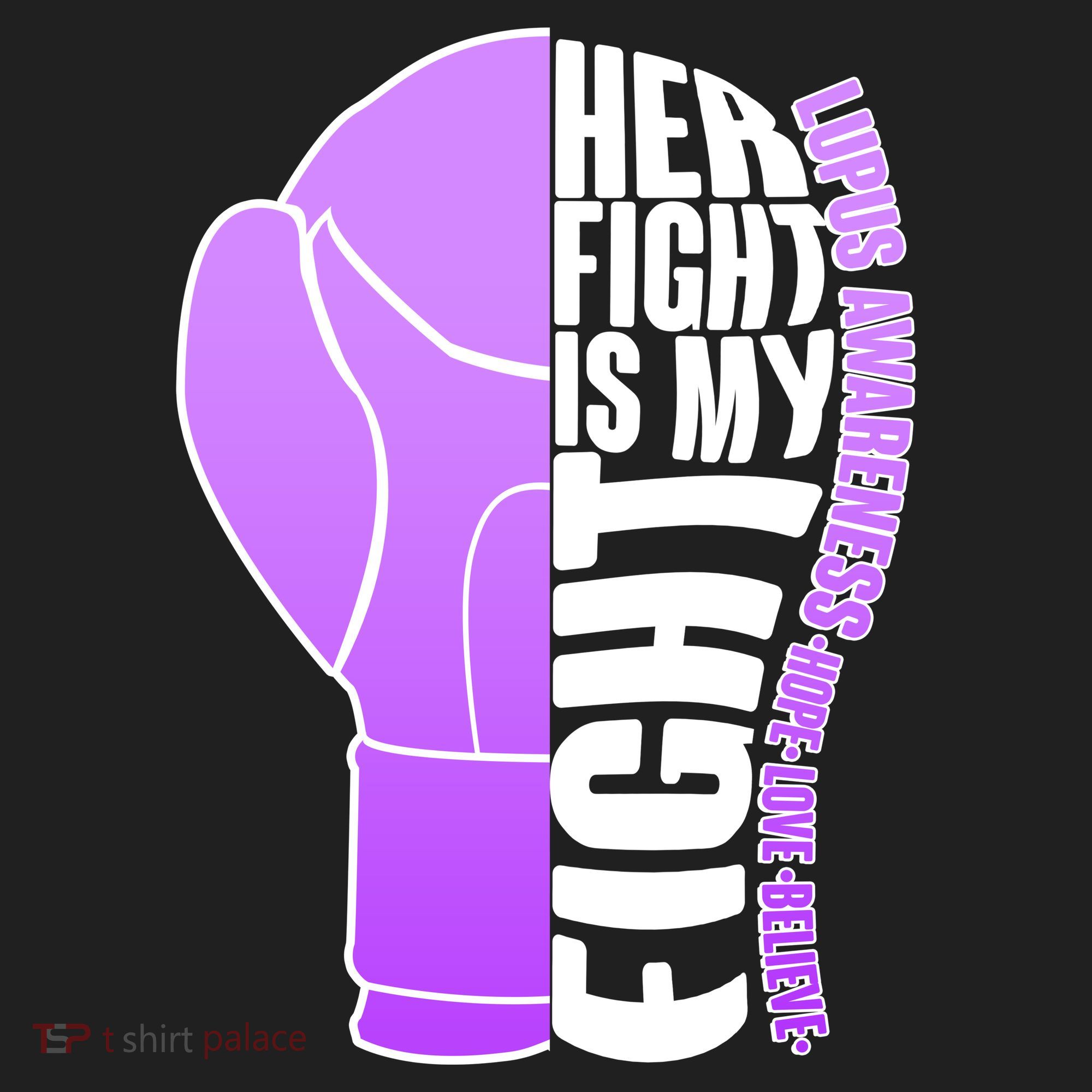 Her Fight is My Fight Lupus Awareness Beanie