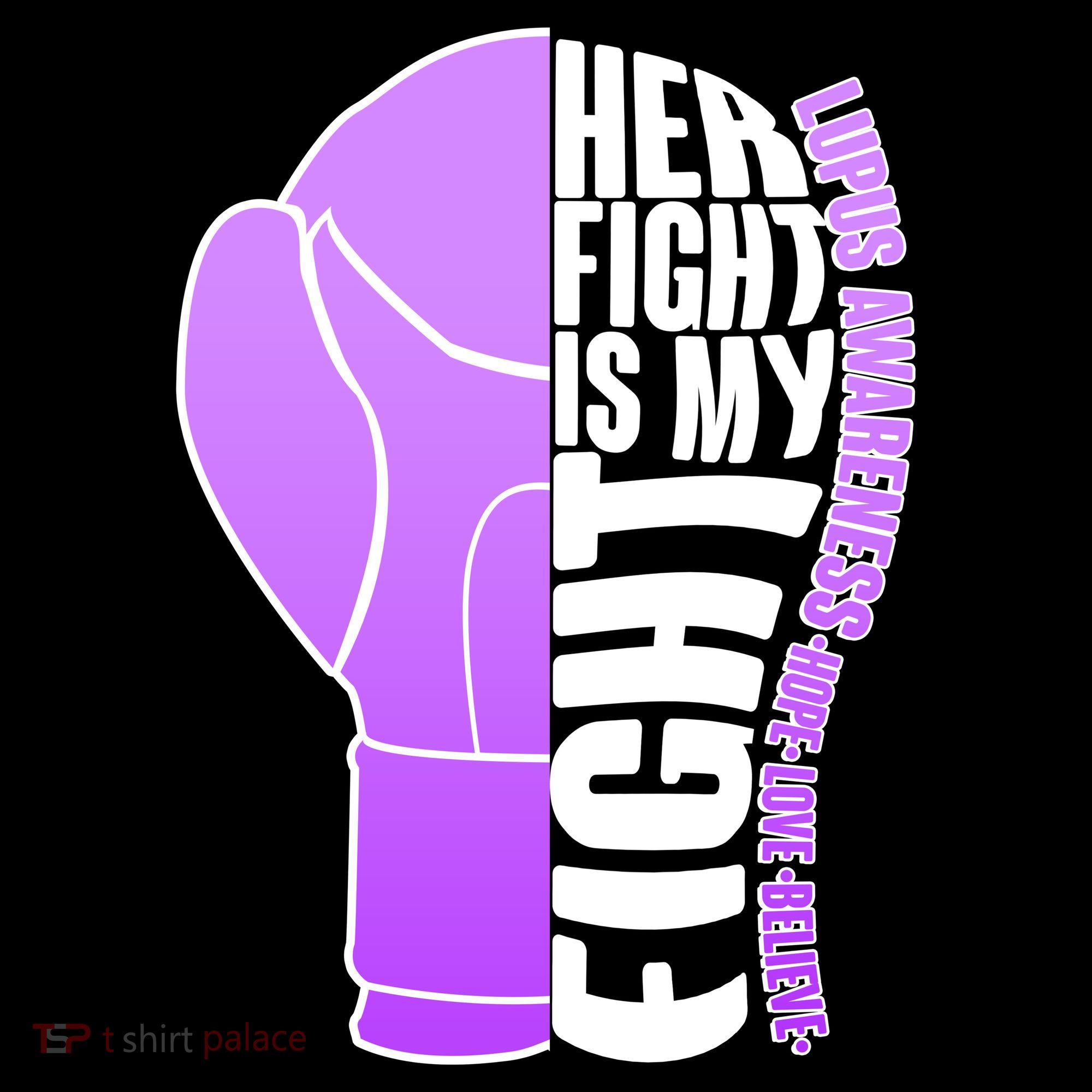 Her Fight is My Fight Lupus Awareness Women's Hoodie