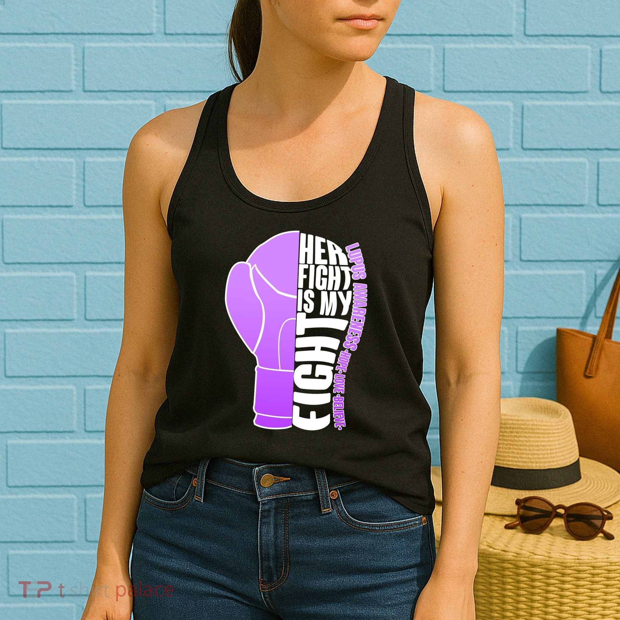 Her Fight is My Fight Lupus Awareness Women's Tank Top
