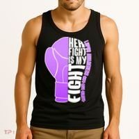 Her Fight is My Fight Lupus Awareness Tank Top thumb 3