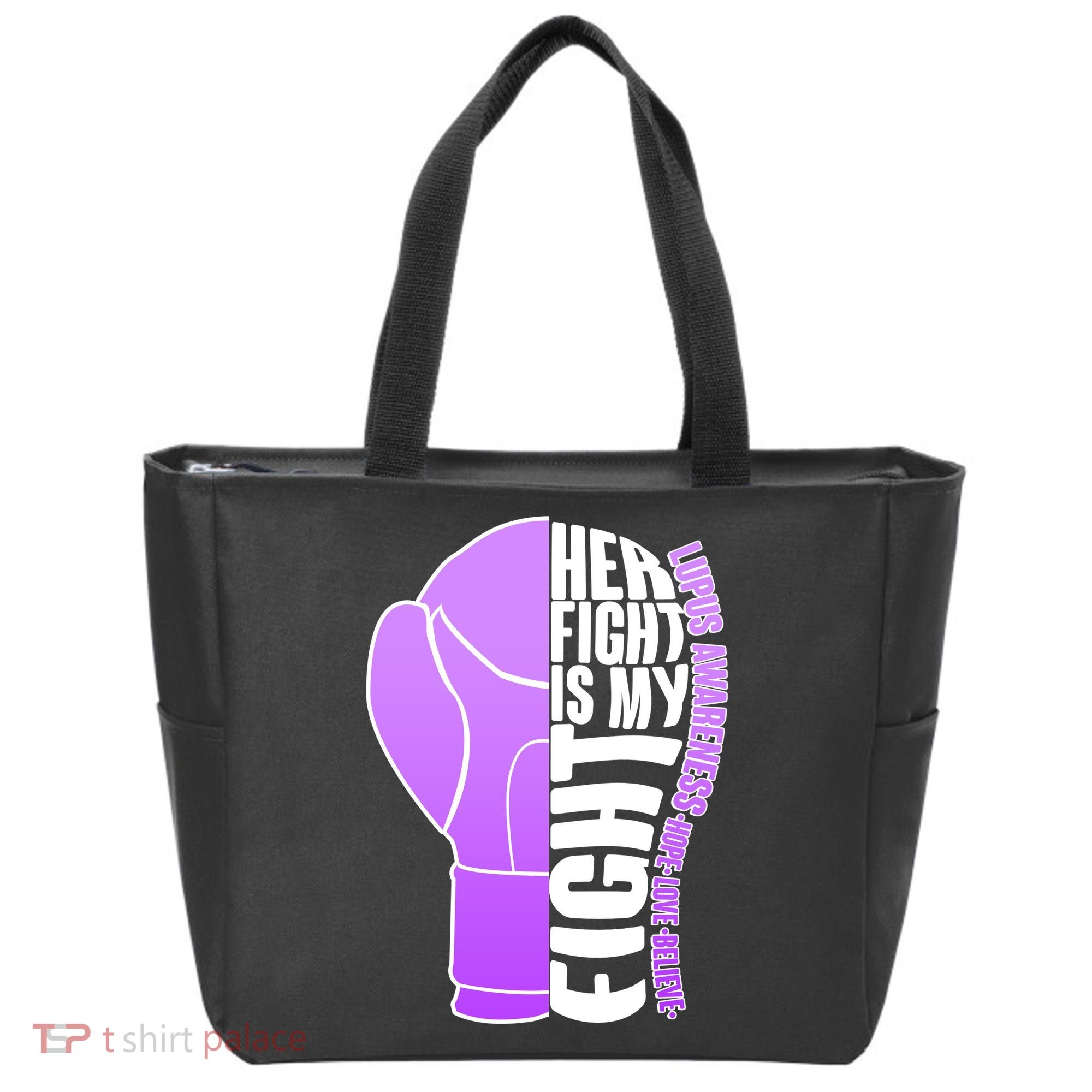 Her Fight is My Fight Lupus Awareness Tote Bag