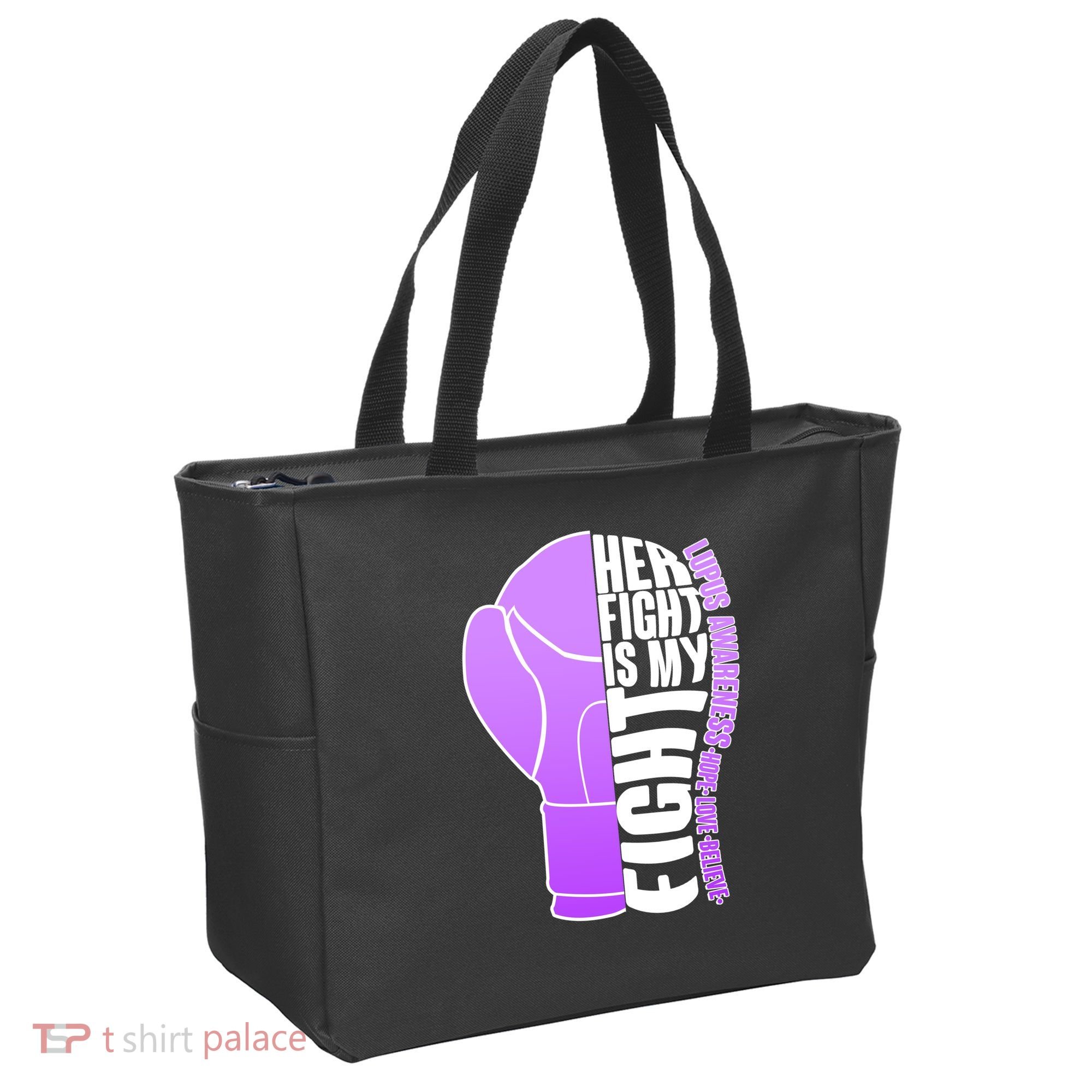 Her Fight is My Fight Lupus Awareness Tote Bag