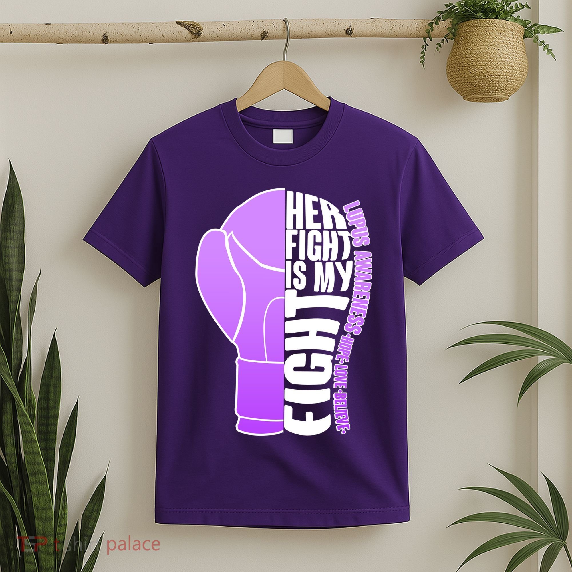 Her Fight is My Fight Lupus Awareness T-Shirt