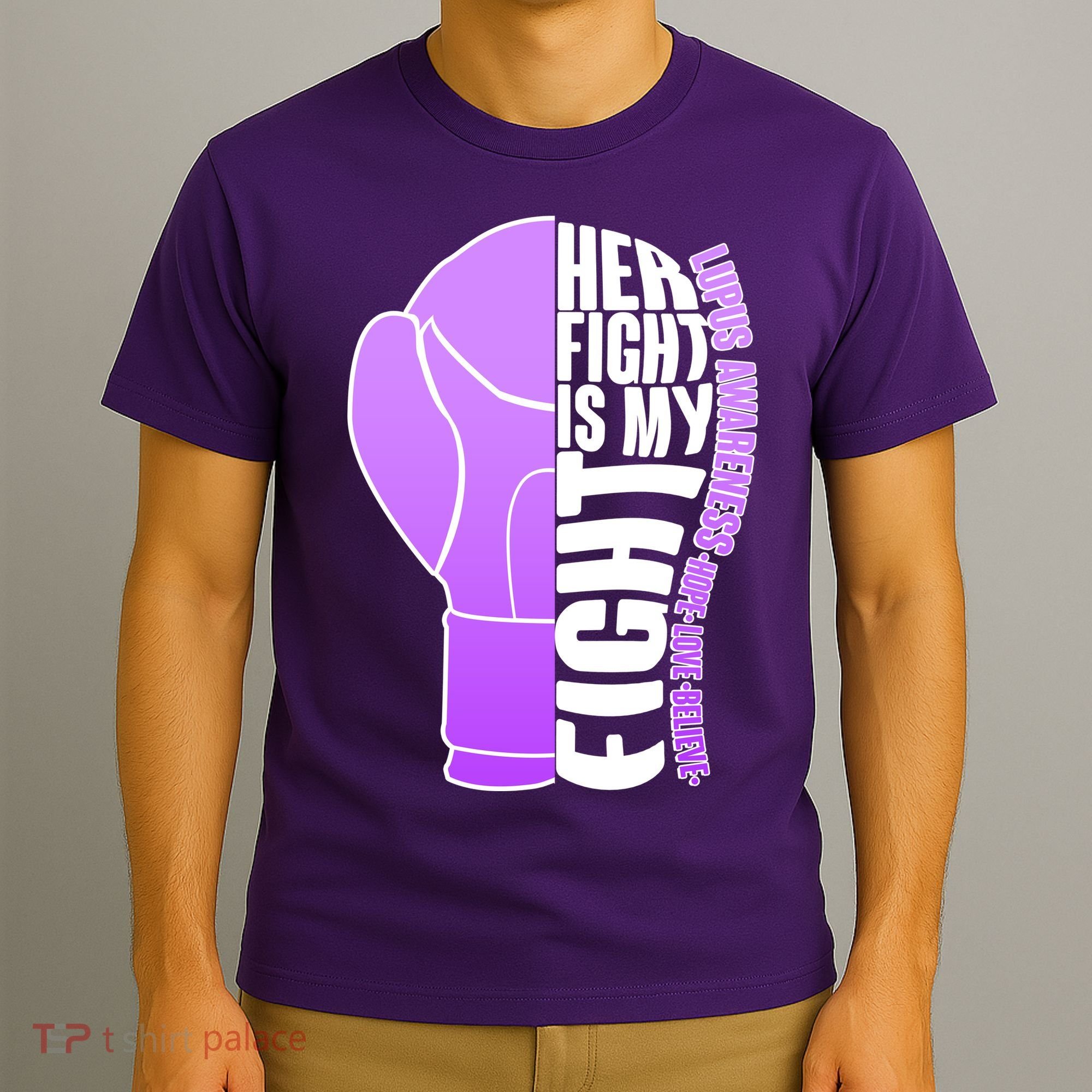 Her Fight is My Fight Lupus Awareness T-Shirt