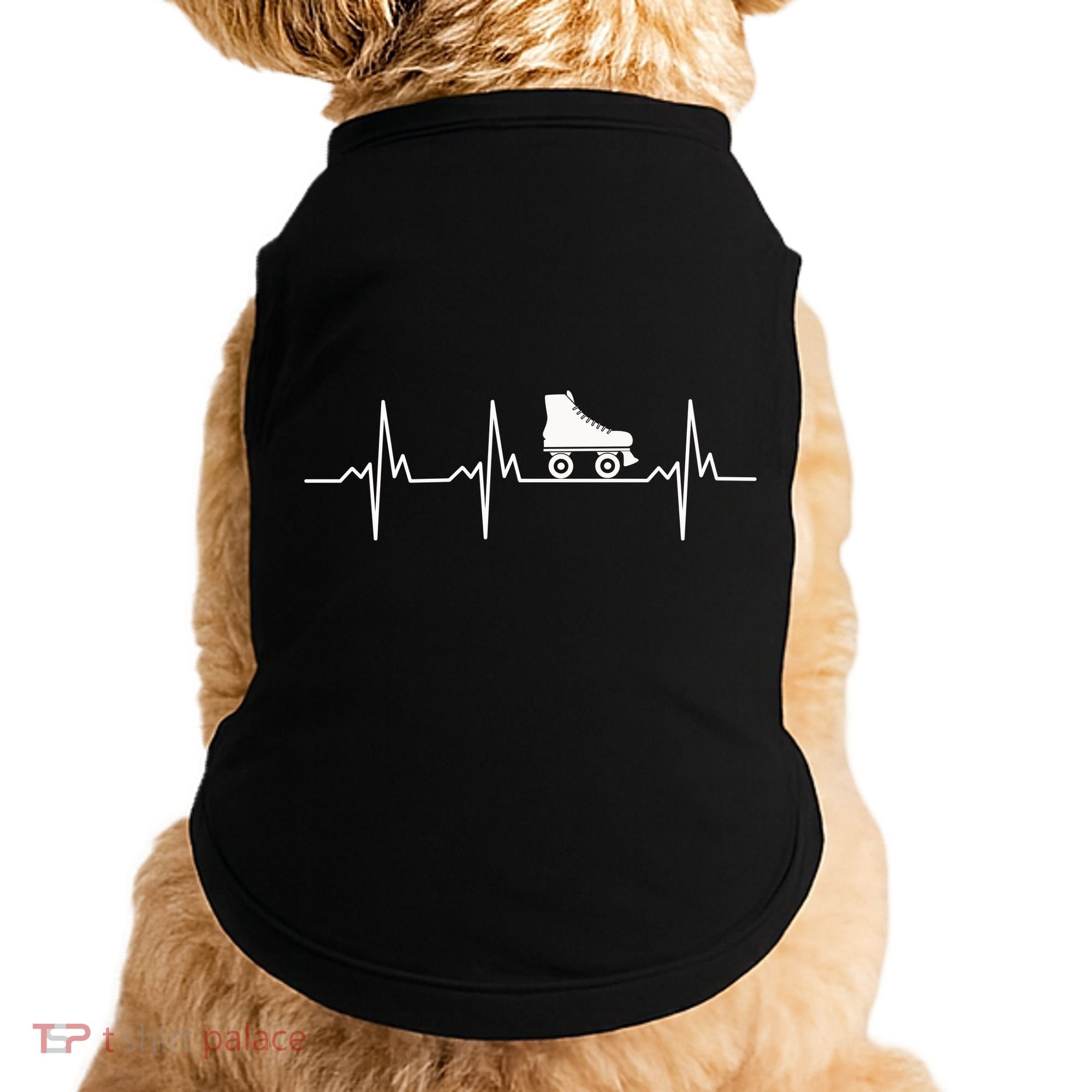 Heartbeat Ecg Roller Skates Roller Skating Inline Skating Gift Doggie Tank