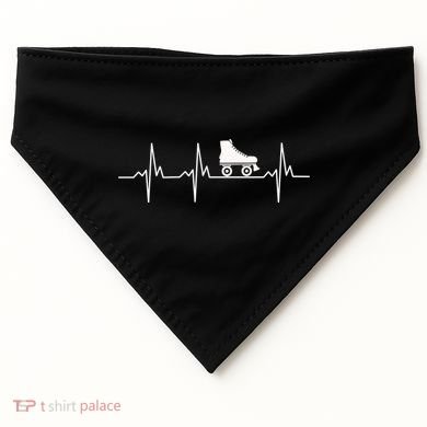Heartbeat Ecg Roller Skates Roller Skating Inline Skating Gift USA-Made Doggie Bandana