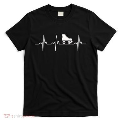 Heartbeat Ecg Roller Skates Roller Skating Inline Skating Gift T-Shirt