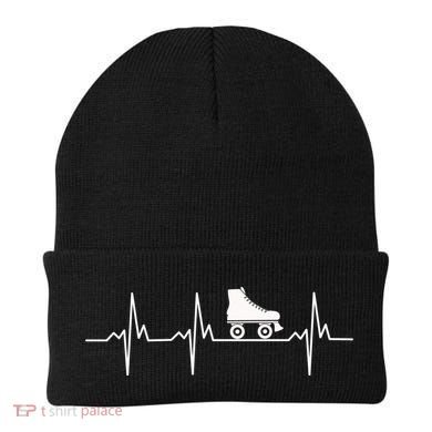 Heartbeat Ecg Roller Skates Roller Skating Inline Skating Gift Beanie