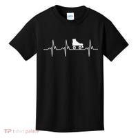 Heartbeat Ecg Roller Skates Roller Skating Inline Skating Gift Kids T-Shirt thumb 0