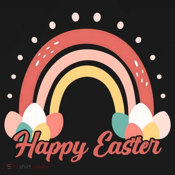 Happy Easter Rainbow Holiday Bucket Hat