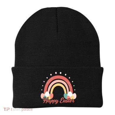 Happy Easter Rainbow Holiday Beanie