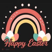 Happy Easter Rainbow Holiday Polo thumb 3