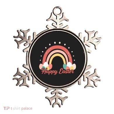 Happy Easter Rainbow Holiday Ornament