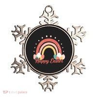 Happy Easter Rainbow Holiday Ornament thumb 0