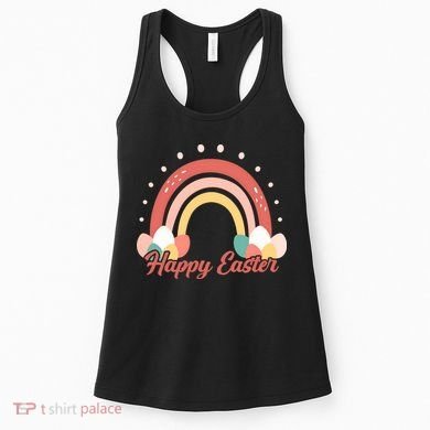 Happy Easter Rainbow Holiday Women's Tank Top