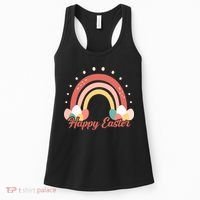 Happy Easter Rainbow Holiday Women's Tank Top thumb 0