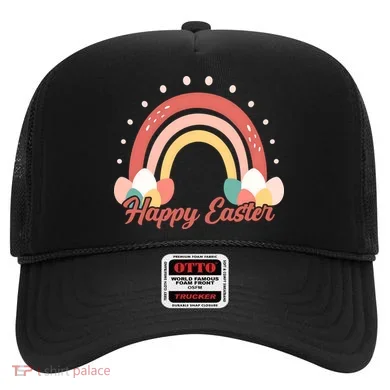 Happy Easter Rainbow Holiday Hat