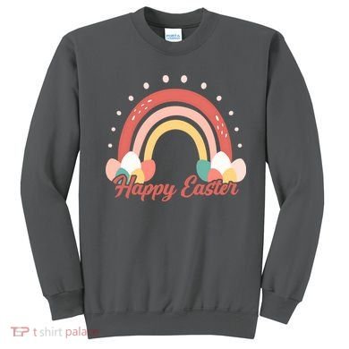 Happy Easter Rainbow Holiday Sweatshirt