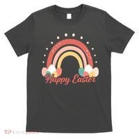 Happy Easter Rainbow Holiday T-Shirt thumb 0