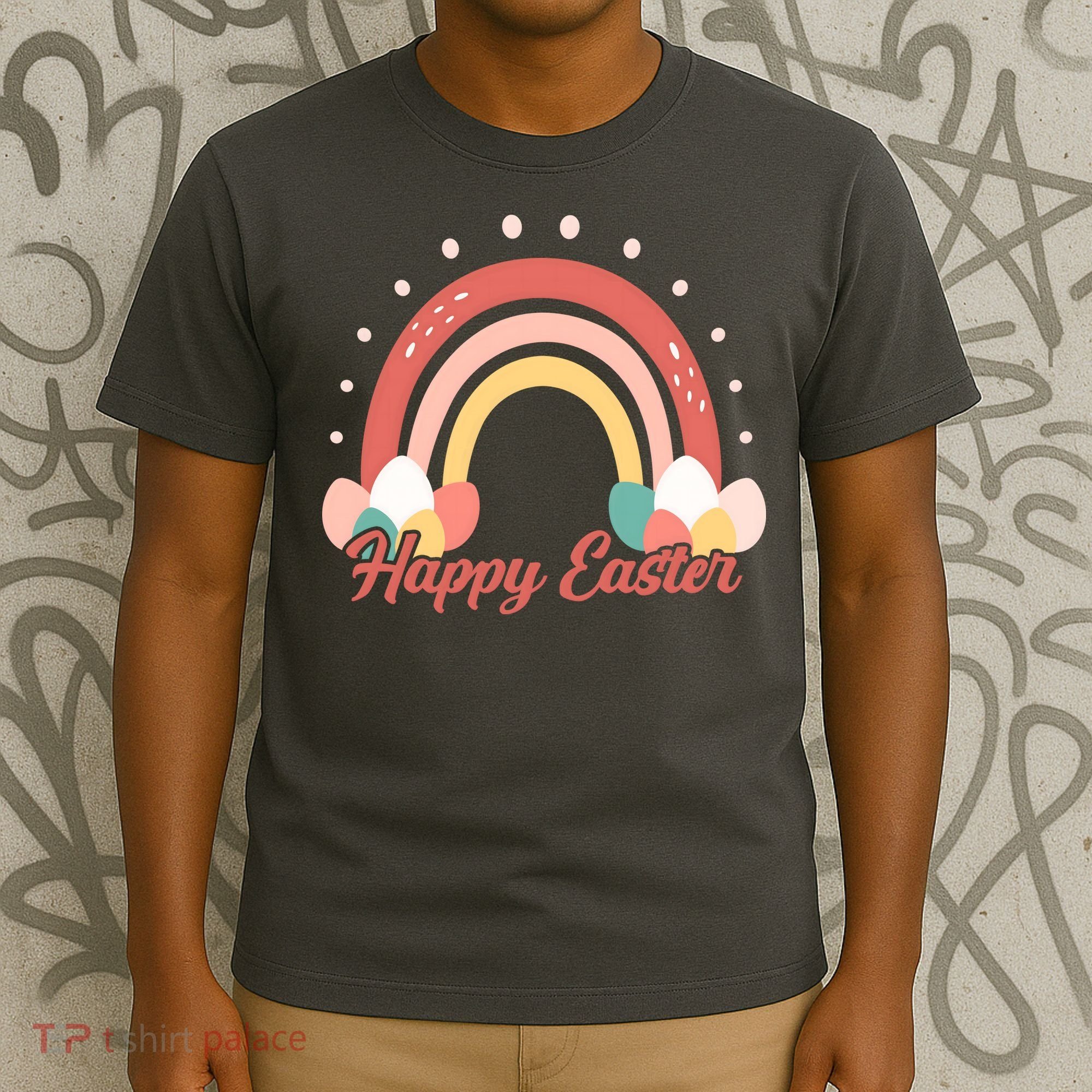 Happy Easter Rainbow Holiday T-Shirt
