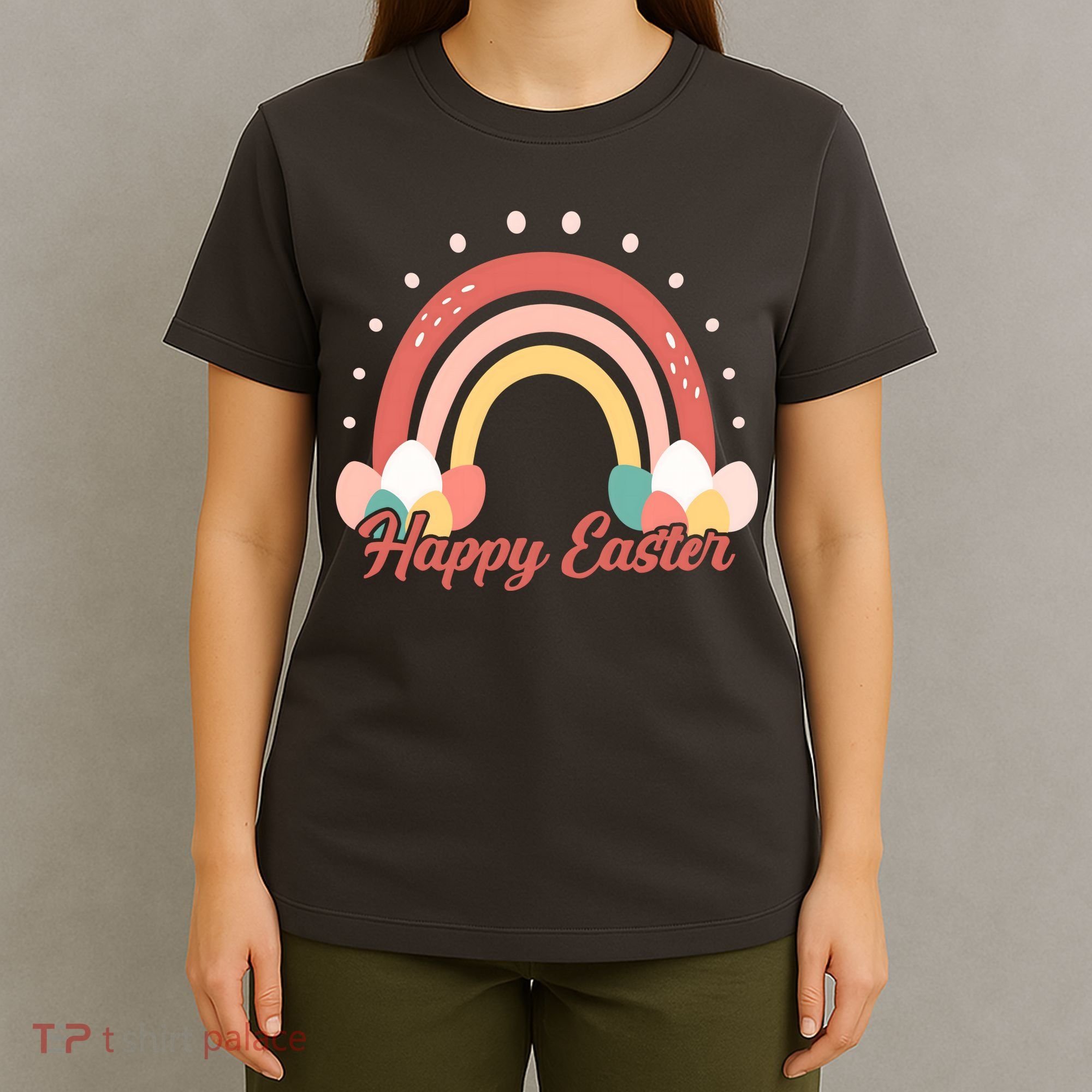 Happy Easter Rainbow Holiday T-Shirt