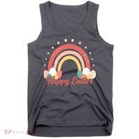 Happy Easter Rainbow Holiday Tank Top thumb 0