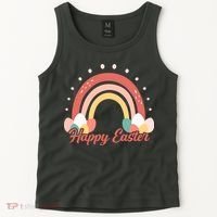 Happy Easter Rainbow Holiday Tank Top thumb 2