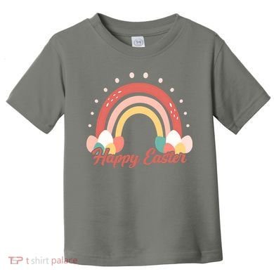 Happy Easter Rainbow Holiday Toddler T-Shirt