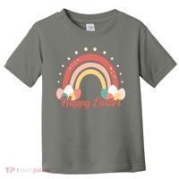 Happy Easter Rainbow Holiday Toddler T-Shirt thumb 0