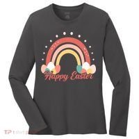 Happy Easter Rainbow Holiday Women's Long Sleeve Shirt thumb 0