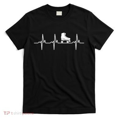 Heartbeat Ecg Roller Skates Roller Skating Inline Skating Gift T-Shirt