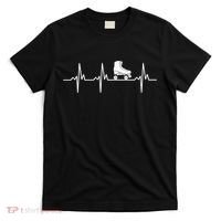 Heartbeat Ecg Roller Skates Roller Skating Inline Skating Gift T-Shirt thumb 0