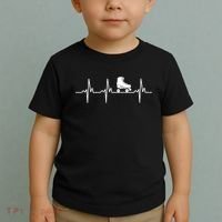 Heartbeat Ecg Roller Skates Roller Skating Inline Skating Gift Toddler T-Shirt thumb 2