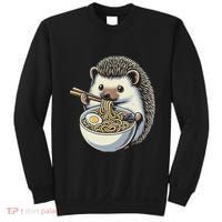 Hedgehog Eating Ramen Japanese Noodles Soup Sweatshirt thumb 0