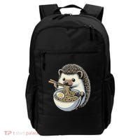 Hedgehog Eating Ramen Japanese Noodles Soup Backpack thumb 0