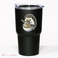 Hedgehog Eating Ramen Japanese Noodles Soup Tumbler thumb 0