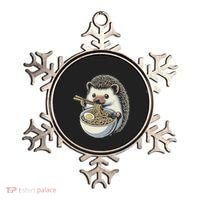 Hedgehog Eating Ramen Japanese Noodles Soup Ornament thumb 0