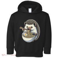 Hedgehog Eating Ramen Japanese Noodles Soup Toddler Hoodie thumb 0