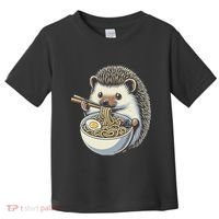 Hedgehog Eating Ramen Japanese Noodles Soup Toddler T-Shirt thumb 0