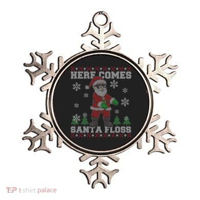 Here Comes Santa Floss Cool Ugly Christmas Ornament