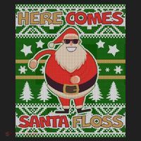 Here Comes Santa Floss Ugly Christmas Sweater Women's Sweatshirt thumb 2