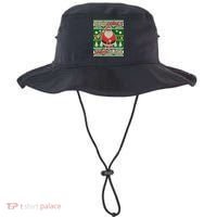 Here Comes Santa Floss Ugly Christmas Sweater Bucket Hat thumb 0