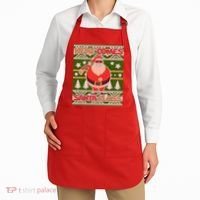 Here Comes Santa Floss Ugly Christmas Sweater Apron thumb 2